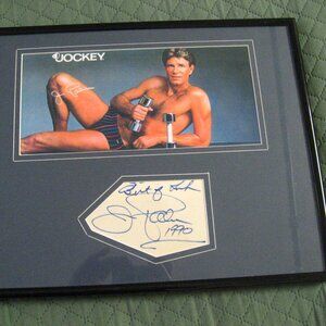 Jim Palmer 1990 Vintage Autograph Framed Picture